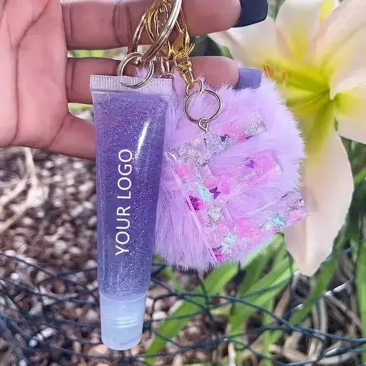 Metal Round Keychain