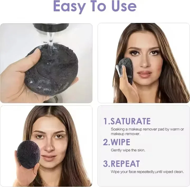 Microfiber Makeup Remover Pad