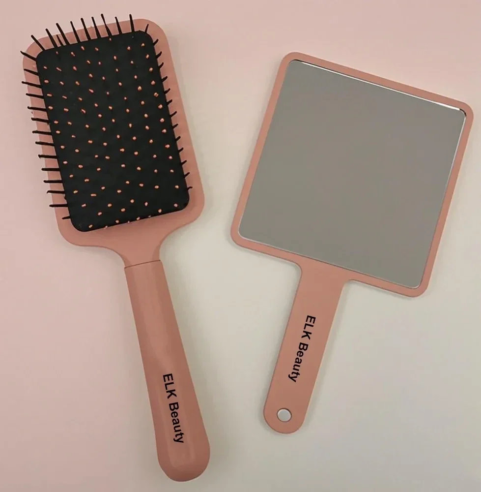 Plastic Brush & Mirror Gift Set