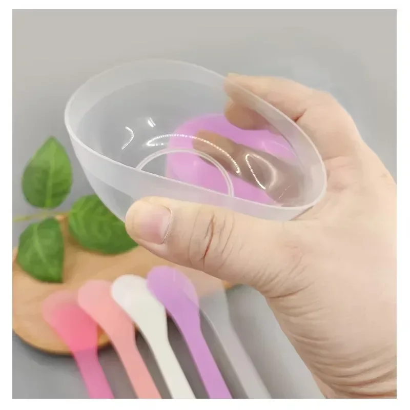 Plastic Mask Bowl & Spatula Set