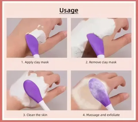 Silicone Double-Head Mask Brush —  — ELK Beauty OEM/ODM