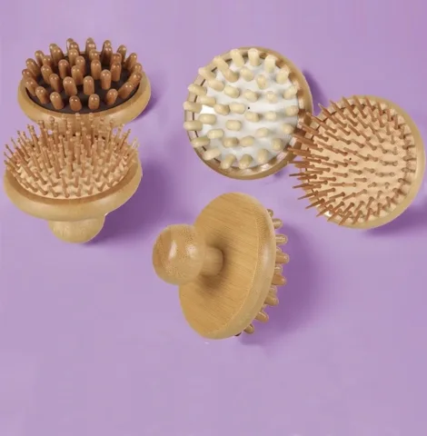 Wooden Scalp Massage Comb — Haircare Tools — ELK Beauty OEM/ODM