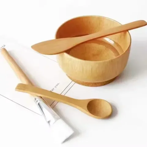 Wooden Spa Bowl & Tool Set — Skincare Tools — ELK Beauty OEM/ODM